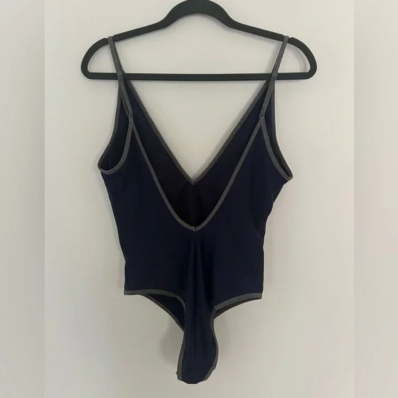 Aerie Embroidered Flower One Piece - Picture 3 of 5